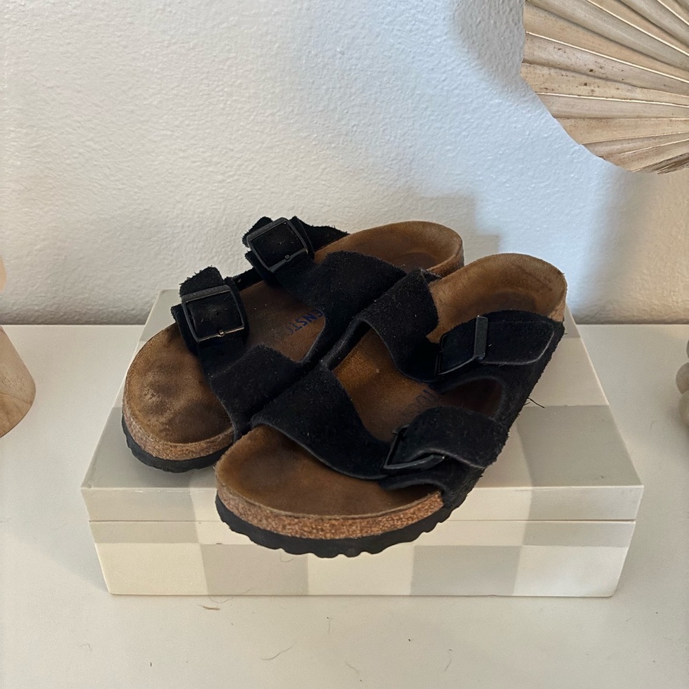Suede Birkenstocks